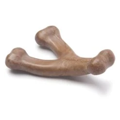 Benebone Wishbone Small Puppy Dog Toy - Bacon