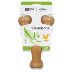 Benebone Wishbone Medium Dog Toy - Chicken -KONG || Danish Design || Tropiclean Shop I9661303