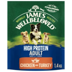 James Wellbeloved Dog Adult High Protein Chicken & Turkey -KONG || Danish Design || Tropiclean Shop I9672285 en 01