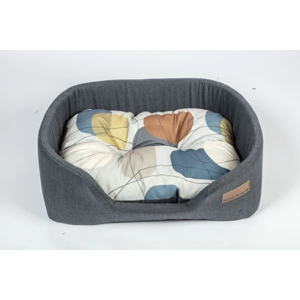 Danish Design Colour Block Steel Lux Slumber Grey Adult Dog Bed 6 Danish Design Colour Block Steel Lux Slumber Grey Adult Dog Bed - Image 4