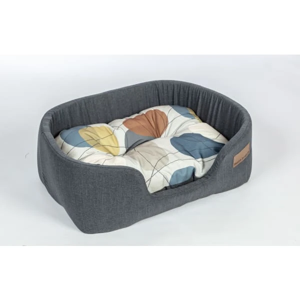 Danish Design Colour Block Steel Lux Slumber Grey Adult Dog Bed 4 Danish Design Colour Block Steel Lux Slumber Grey Adult Dog Bed - Image 2