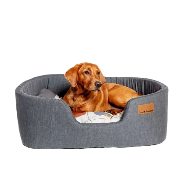 Danish Design Colour Block Steel Lux Slumber Grey Adult Dog Bed 5 Danish Design Colour Block Steel Lux Slumber Grey Adult Dog Bed - Image 3