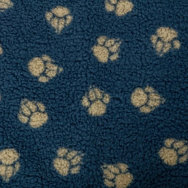 Danish Design Sherpa Fleece Harbour Paw Deep Duvet Blue Adult Dog Bed 3 Danish Design Sherpa Fleece Harbour Paw Deep Duvet Blue Adult Dog Bed